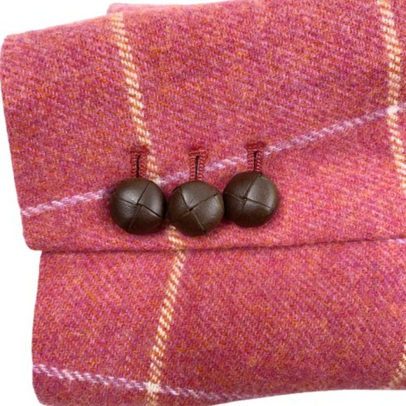 Talbots Petites Blazer Coral Pink Size 12P SKU 000316-9 - Picture 5 of 9